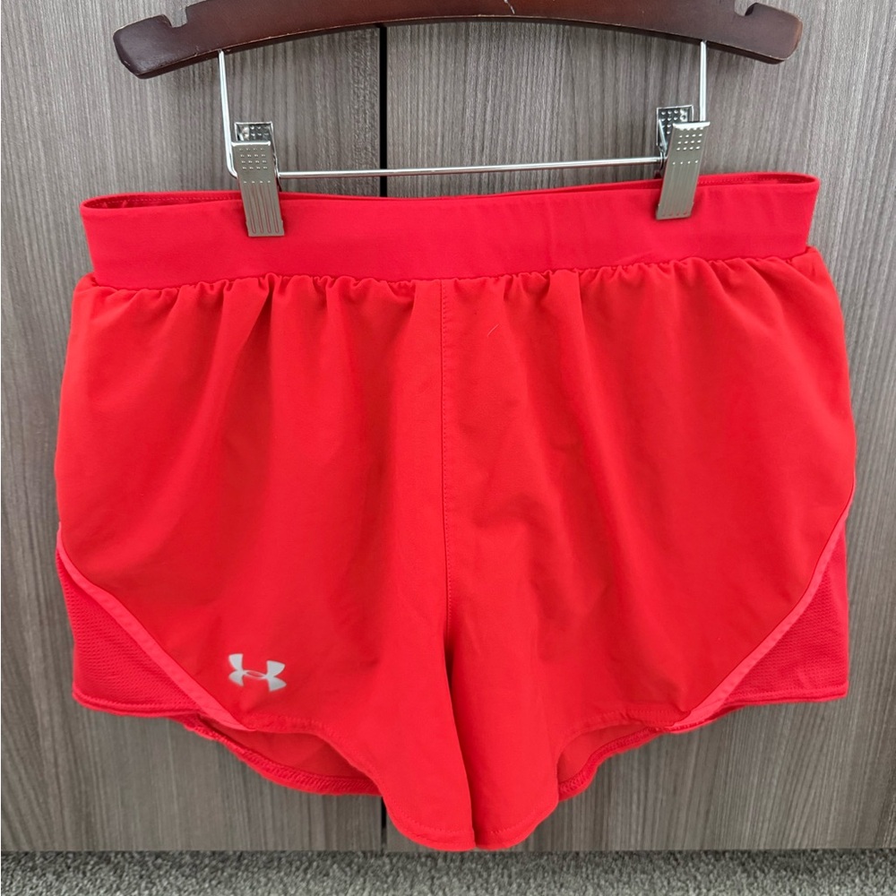 Under Armour Women's Vibrant Red/Pink Athletic Shorts